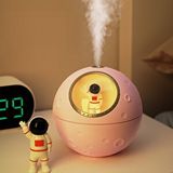 Livava Led Işıklı Astronot Buhurdanlık Difüzörü, Hava Nemlendirici, 12x12 - Pembe