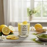 Livava Limon Çayı Jel Mum Cam Bardak ,%100 Soyawax El Yapımı, Kiraz Kokulu, 9x8 Sarı