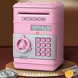 Livava Livava Atm Şifreli Ve Kilitli Kumbara, Pembe, 20x15