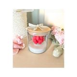Livava Nazlı Lale Doğal Mum Temalı El Yapımı %100 Doğal Soya Wax Kokulu Dekoratif Mum Çok Renkli