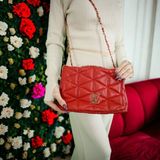 Live Bag World Lv Kadın Omuz Çantası - 072-Kırmızı