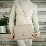 Live Bag World Lv Kadın Omuz Çantası - 12M-Krem