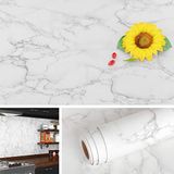 Livelynine 5 m x 60 cm genişliğinde yapışkan folyo, mat, dekoratif mermer folyo, mobilya, masa, makyaj masası, pencere eşiği, mutfak tezgahı, mutfak duvarı, çalışma masası, mutfak dolabı, folyo, kendinden yapışkanlı folyo, mutfak