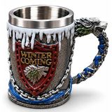 Livenda Game Of Thrones Tasarımlı 3D Paslanmaz Çelik Kupa Bardak Alk6507