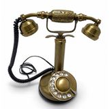 Livenda Pirinç Nostaljik Masa Telefonu 3210