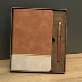 Livenda Soft Deri Defter ve Roller Kalem Seti - Çok Renkli