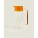 Livenda Turuncu Detaylı Cam Sürahi 1600 ml - Renkli