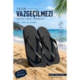livendi Kadın Siyah Basic Rahat Acıtmaz Parmak Arası Plaj Terlik Flip Flok Yazlık Deniz Havuz Eva