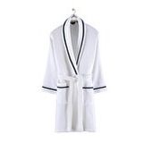 Livenza Beyaz Pamuklu Unisex Pike Bornoz