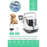 Livenzi JJB-737-II Koltuk Halı Yıkama Makinesi 650 W Beyaz Yüksek Emiş Gücü ile Pratik Temizlik