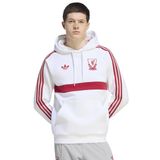 Liverpool FC Originals Kapüşonlu Erkek Beyaz Futbol Sweatshirt KG2904