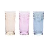 Lıvıano Meşrubat Bardağı 6 Parça Armoni 3 Renk Asorti M00408-KS