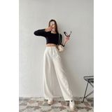 Livik Daphne Kadın Likralı Palazzo Model Kumaş Pantolon