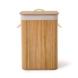 Living Bambu Örme Çamaşır Sepeti - Bej - 60 Lt