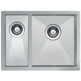 Livinox 10_344017r10 34x40x17cm 1,5 Gözlü Damlalıksız Polisajlı Küçük Göz Solda Paslanmaz Çelik Eviye Gümüş