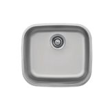 Livinox 40x45 Evye Tek Gözlü Dekorlu Taşmasız Çelik Mutfak Eviyesi