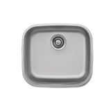 Livinox 40x45 Tek Gözlü Dekorlu Taşmasız Çelik Mutfak Eviyesi Gümüş