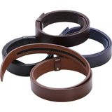 Livize 4'lü Otomatik Toka Için Kemer %100 Manda Derisi 3,5cm (Tokasız) - 115 cm - Çok Renkli