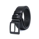 LIVIZE Hakiki Deri Siyah Tokalı 4,5 cm Kot Pantolon Kemeri (Siyah - Black, 110 Cm 31-32 Kot Beden)