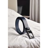 Livize Manda Derisi Otomatik Tokalı Deliksiz Erkek Kemeri - Otomatik Kemer - Lacivert - 105 cm