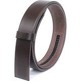 Livize Otomatik Toka Için Kemer Manda Derisi Kahverengi 3,5cm - Koyu Kahverengi - 125 cm