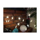 Livizmir Moda 3 Metre LED Işıklı 20'li Yıldız Işık Zinciri Dekoratif Pilli Aydınlatma Ev Dekorasyonu Süsleme Salon Oda Merdiven Balkon Süslemeleri Için Yılbaşı Eğlence Doğum Günlerine Özel Aydınlatma