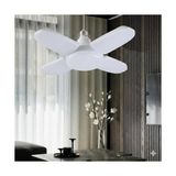 Livizmir Moda 30 Watt 4 Kollu Pervane LED Ampul, Katlanabilir Fan Tipi Tavan Lambası, 6500K Beyaz Işık, 3250 Lümen, E27 Duy Uyumlu, Enerji Tasarruflu Atölye ve Oda Aydınlatması - Altın