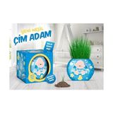 Livizmir Moda Bebek Temalı Çim Adam 6'lı Set – Çocuklar Için Eğitici ve Eğlenceli Bitki Yetiştirme Kiti