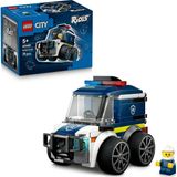 Livizmir Moda City Araçlar - Polis Kamyonu 60481 – 5 Yaş ve Üzeri Erkek ve Kız Çocuklar Için Polis Memuru Minifigürü Içeren Yaratıcı Oyuncak Araba Yapım Seti, Çocuklar Için Eğlenceli Hediye Fikri (71 Parça)
