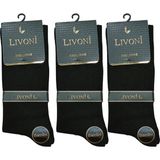 Livoni Dikişsiz Bambu Erkek Soket Çorap 3 Adet - Asorti - Standart