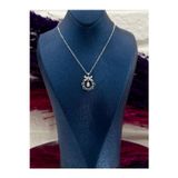 Livora Jewelry 925 Ayar Gümüş Özel Tasarım Damla Kurdela Desenli Popüler Kadın Kolye