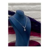 Livora Jewelry 925 Ayar Gümüş Pembe Kuvars Taşlı Özel Tasarım Lüks Kadın Kolye