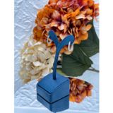Livora Jewelry 925 Ayar Gümüş Zirkon Taşlı U Model Halka Kadın Küpe LVRKP126
