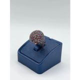 Livora Jewelry Mix Taşlı Rose Renk Gümüş Yüzük LVRYZK84