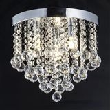 LİVORA LİGHTİNG Akasya Büyük Krom Kristal Taşlı Salon Avizesi
