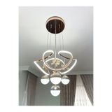 Livora Lighting Alice Modern Sarkit Kelebekli Gold Sari 3 Kademeli Ledli Avize