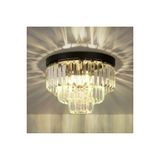 Livora Lighting Retro Siyah Kristal Tasli Modern Salon Yatak Odasi Luks Plafonyer Avize