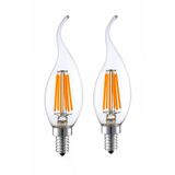 Livora Lıghtıng Rustik Kıvrık 4W E14 Led Ampul 400Lm (2Li Paket)