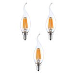 LİVORA LIGHTING Rustik Kıvrık 4W E14 LED Ampul 400lm (3LÜ )