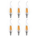 LİVORA LIGHTING Rustik Kıvrık 4W E14 LED Ampul 400lm (6LI)