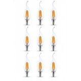 LİVORA LIGHTING Rustik Kıvrık 4W E14 LED Ampul 400lm (9LU)