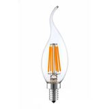 LİVORA LIGHTING Rustik Kıvrık 4W E14 LED Ampul 400lm (tekli paket)