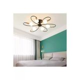 Livora Lighting Uranüs 6 Lı Siyah Gold Avize