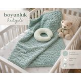 Livoras Home Tomurcuk Bebek Battaniyesi Boyunluk Hediyeli - Mavi