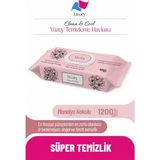 Livory Clean & Cool Serisi Yüzey Temizlik Havlusu Manolya Ferahlığı 12X100(1200 Yaprak) Çok Amaçlı Premium Temizlik Havlusu