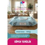 Livory Clean & Cool Serisi Yüzey Temizlik Havlusu Orkide Dokunuşu 6X100(600 Yaprak) Çok Amaçlı Premium Temizlik Havlusu - Açık Mavi