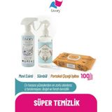 Livory Clean & Shine Serisi Mavi Esinti Yüzey Temizlik Misti 500 ml | Sümbül Oda Kokusu 500 ml | Clean & Cool Serisi Yüzey Temizlik Havlusu Portakal Çiçeği Işıltısı 1X100(100 Yaprak)