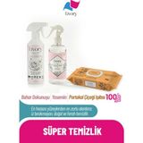 Livory Clean & Shine Serisi Yüzey Temizlik Misti Bahar Dokunuşu 500 ml | Clean & Fresh Serisi Yasemin Oda Kokusu 500 ml | Clean & Cool Serisi Yüzey Temizleme Havlusu Orkide Dokunuşu 1X100(100 Yaprak)