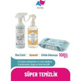 Livory Clean & Shine Serisi Yüzey Temizlik Misti Mavi Esinti 500 ml | Clean & Fresh Serisi Hanımeli Oda Kokusu 500 ml | Clean & Cool Serisi Premium Yüzey Temizleme Havlusu Orkide Dokunuşu 1X100(100 Yaprak)