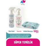 Livory Clean & Shine Serisi Yüzey Temizlik Misti Mavi Esinti 500 ml | Clean & Fresh Serisi Yasemin Oda Kokusu 500 ml | Clean & Cool Serisi Premium Yüzey Temizleme Havlusu Orkide Dokunuşu 1X100(100 Yaprak)